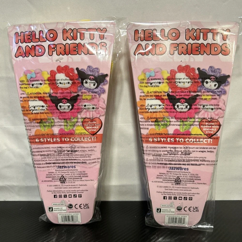 Hello Kitty and Friends Valentine Plush‎ Flowers